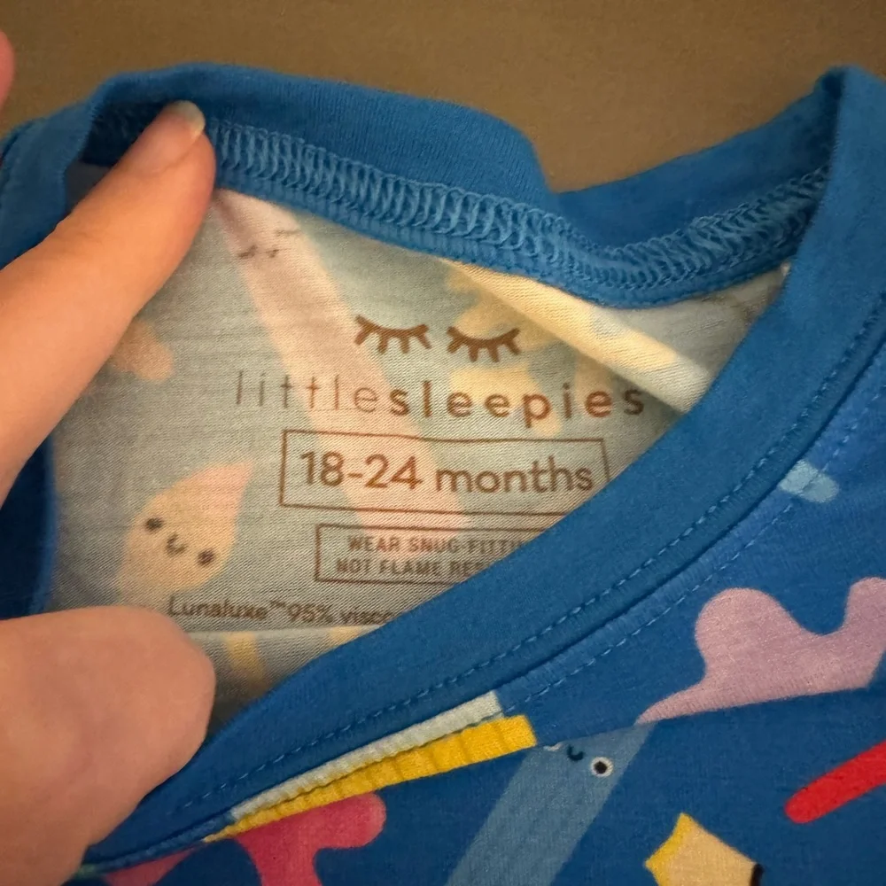 Little Sleepies 18-24 months Make and Create 2-piece Pjs - Picture 4 of 5